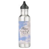 Matthew 5:13-14 Sie sind das Licht und Salz Sky Edelstahlflasche (Rechts)