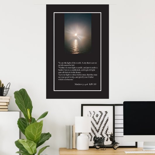Matthew 5:13-16 Scripture Poster (Heimbüro)