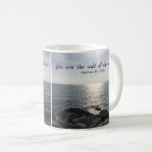 Matthew 5:13 Du bist das Salz des Erdozeans Kaffeetasse (VorderseiteRechts)