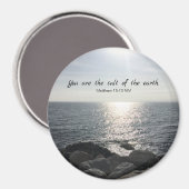 Matthew 5:13 Du bist das Salz des Erdozeans Magnet (Vorderseite/Rückseite)