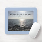 Matthew 5:13 Du bist das Salz des Erdozeans Mousepad (Mit Mouse)