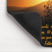 Matthew-5:14,16 Stadt auf einem Hügel Mousepad (Ecke)