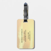 Matthew 5:14 Du bist das Licht der Welt Gepäckanhänger (Rückseite vertikal)