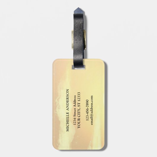 Matthew 5:14 Du bist das Licht der Welt Gepäckanhänger (Rückseite vertikal)