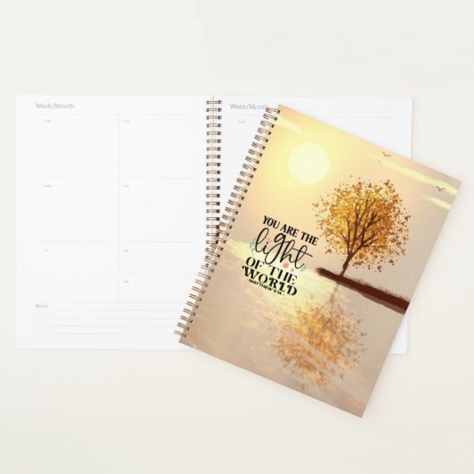 Matthew 5:14 Du bist das Licht der Weltbibel Planer (Anzeige)