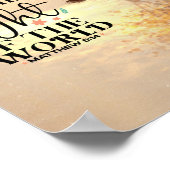 Matthew 5:14 Du bist das Licht der Weltbibel Poster (Ecke)