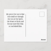 Matthew 5:14 Du bist das Licht der Weltbibel Postkarte (Rückseite)