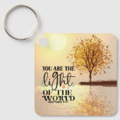 Matthew 5:14 Du bist die Christliche Leichtbibel Schlüsselanhänger (Vorderseite)