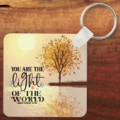 Matthew 5:14 Du bist die Christliche Leichtbibel Schlüsselanhänger (Rückseite)