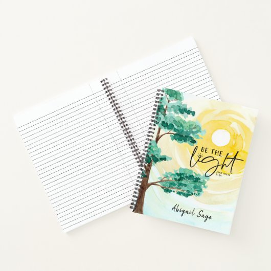 Matthew 5:14 ist das Christliche Leichtbibel-Verse Notizblock (Innenseite)