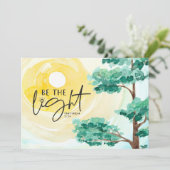 Matthew 5:14 ist die Christliche Lichtbibel-Karte (Stehend Vorderseite)