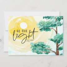Matthew 5:14 ist die Christliche Lichtbibel-Karte