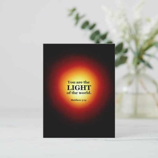 Matthew 5:14 postkarte (Stehend Vorderseite)