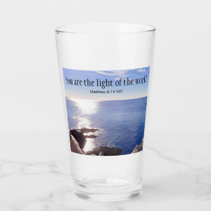 Matthew 5:14 Sie sind das Licht des Weltmeers Glas