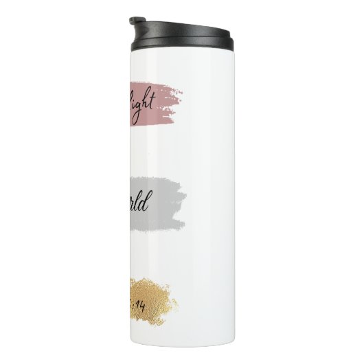 Matthew 5:14 thermosbecher (Nach rechts gedreht)