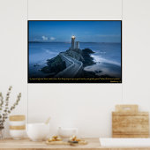 Matthew 5:16 Christlich Bibelverse-Poster Poster (Küche)