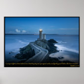 Matthew 5:16 Christlich Bibelverse-Poster Poster (Vorne)