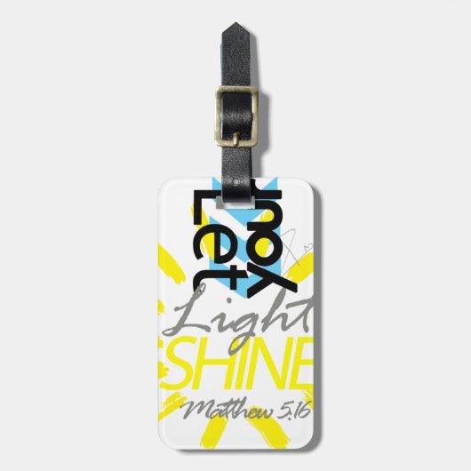 Matthew-5:16 Gepäckanhänger (Vorderseite vertikal)
