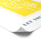 Matthew 5:16 Lass Your Light Shine Christlich Art Poster (Ecke)