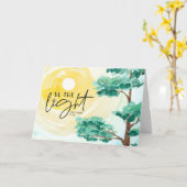 Matthew 5:16 Lasse deine helle Bibel Christlich Karte (Gelbe Blume)