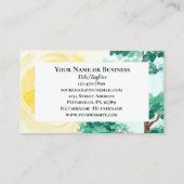 Matthew 5:16 Lasse deine helle Bibel Christlich Visitenkarte (Rückseite)