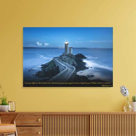 Matthew 5:16 Leinwand Christliche Verse Verse Art (Insitu (Wohnzimmer))