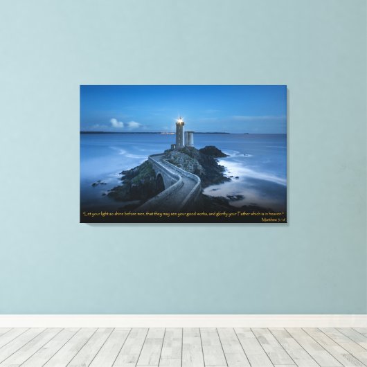 Matthew 5:16 Leinwand Christliche Verse Verse Art (Insitu (Holzboden))