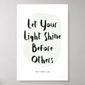 Matthew 5:16 Poster (Vorne)