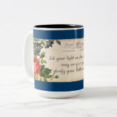Matthew-5:16-Tasse Zweifarbige Tasse (Vorderseite Links)