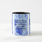 Matthew 5:17 KJV Bible Scripture Pic Two-Tone Tasse (Zentrum)