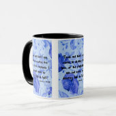 Matthew 5:17 KJV Bible Scripture Pic Two-Tone Tasse (Vorderseite Links)