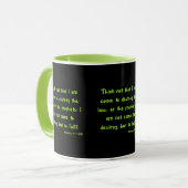Matthew 5:17 KJV Bible Scripture Two-Tone Tasse (Vorderseite Links)