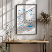 Matthew 5 24 27 Haus am Rock Bible Verse Poster