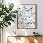 Matthew 5 24 27 Haus am Rock Bible Verse Poster