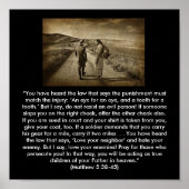Matthew 5:38-45 poster (Vorne)