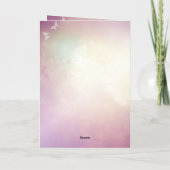 Matthew 5:3-10 Beatitudes Sermon auf dem Berg Karte (Rückseite)