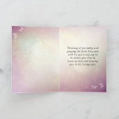 Matthew 5:3-10 Beatitudes Sermon auf dem Berg Karte (Innenseite)