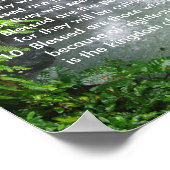 Matthew 5:3-10 poster (Ecke)