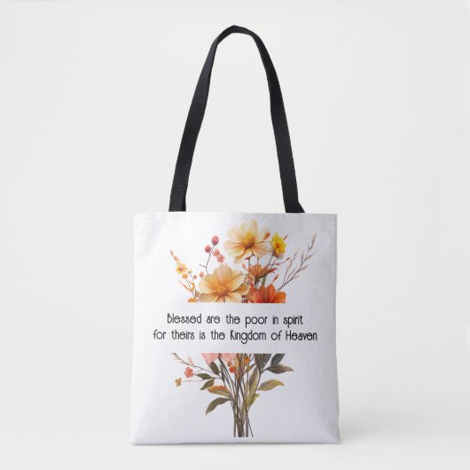 Matthew 5:3 Tote Bag Tasche (Vorderseite)