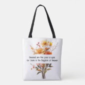 Matthew 5:3 Tote Bag Tasche (Rückseite)