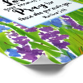 Matthew 5:44 Ich sage dir Liebe deine Feind-Bibel Poster (Ecke)