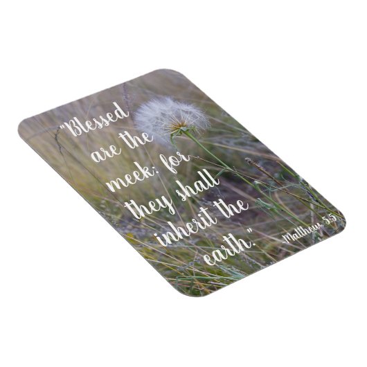 Matthew 5:5-Magnet Magnet (Rechte Seite)