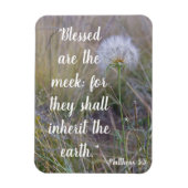 Matthew 5:5-Magnet Magnet (Vertikal)