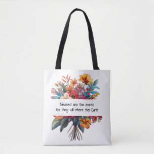 Matthew 5:5 Tote Bag Tasche