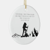 Matthew 5:6 Buch Weihnachtsschmuck (Rechts)