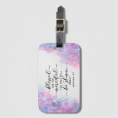 Matthew 5:7 Gesegnet sind die barmherzige Bibelver Gepäckanhänger (Vorderseite Vertikal)