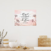 Matthew 5:7 Gesegnet sind die barmherzige Bibelver Poster (Küche)