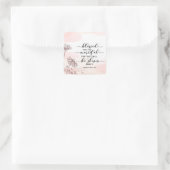 Matthew 5:7 Gesegnet sind die barmherzige Bibelver Quadratischer Aufkleber (Tasche)