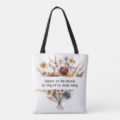 Matthew 5:7 Tote Bag Tasche (Rückseite)