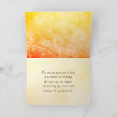 Matthew 5:8 Gesegnet sind reine in Heart Bible Ver Karte (Innenseite)